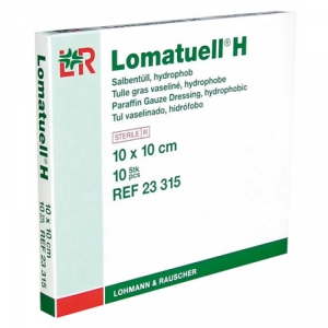 Tyl mastný LOMATUELL H sterilní á 1 ks, 10x20 cm (10 ks)